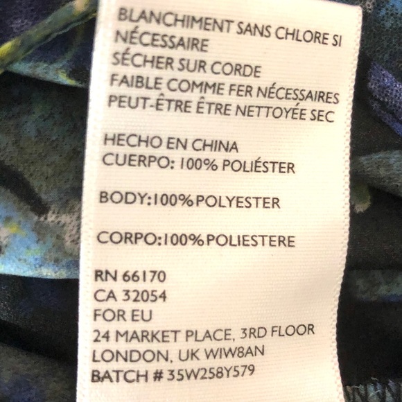 Silence + Noise Anthro Silky Asymmetrical Dress S - Picture 8 of 8